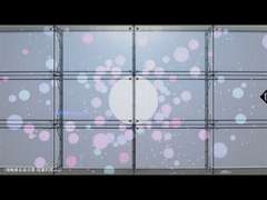 Transparent screen installation animation